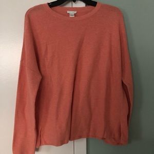 J. Jill Coral Sweater Sz M Petite